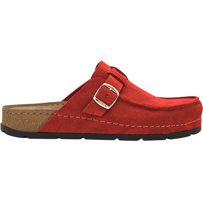 BORA MOCCASIN (F) Suede Rust