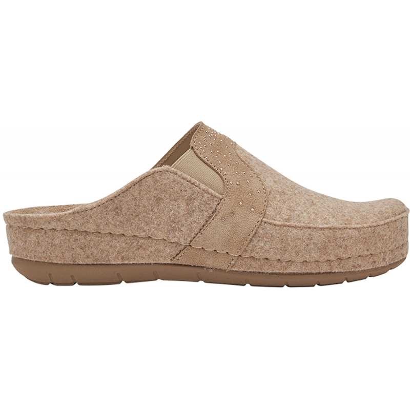 DUNDEE (F) Wool + Suede Beige