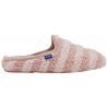 MADDY (F) Striped Synthetic Fur Light Pink