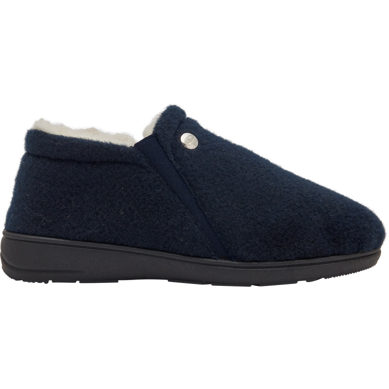 CLOTY BOOTIE (F) Felt Dark Blue