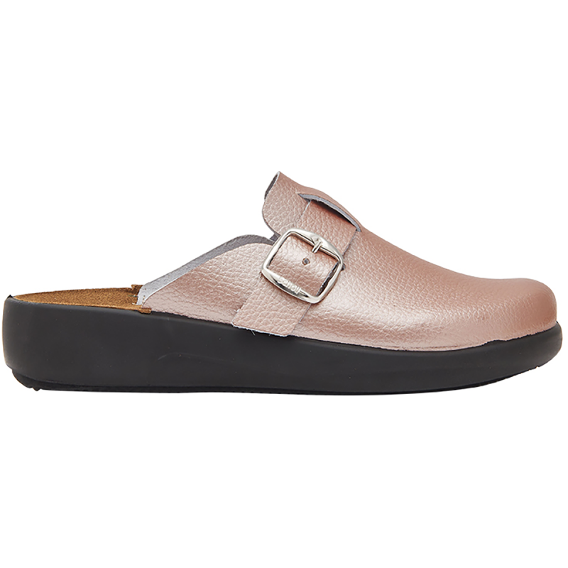 NILDE BUCKLE (F) Tumbled Laminated Leather Rose Gold