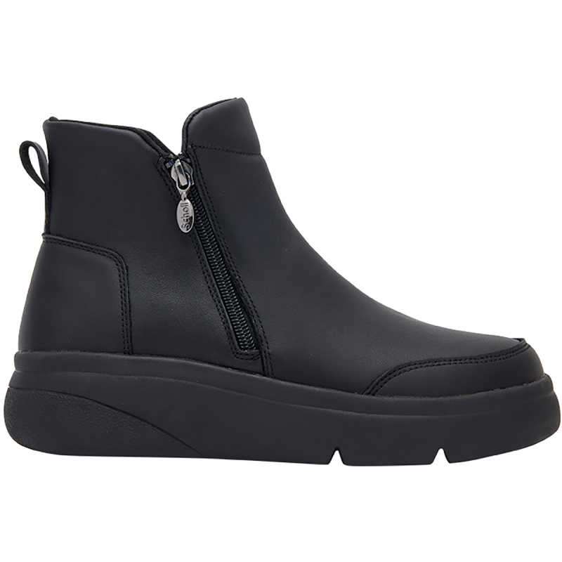 ZERMATT ANKLE BOOT ZIP (F) Leather Black