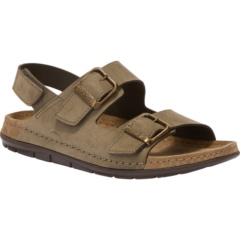 PACK 9 ABERDEEN MAN SANDAL (H) LEATHER - NUBUCK KHAKI