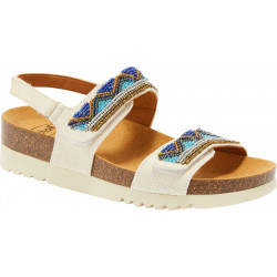 ZAFIRAH 2.0 B/S (F) TEXTILE - CANVAS OFF WHITE/MULTI
 Pointure-36