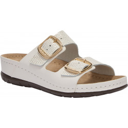 ABERDEEN (F) LEATHER - PRINTED OFF WHITE
 Pointure-36