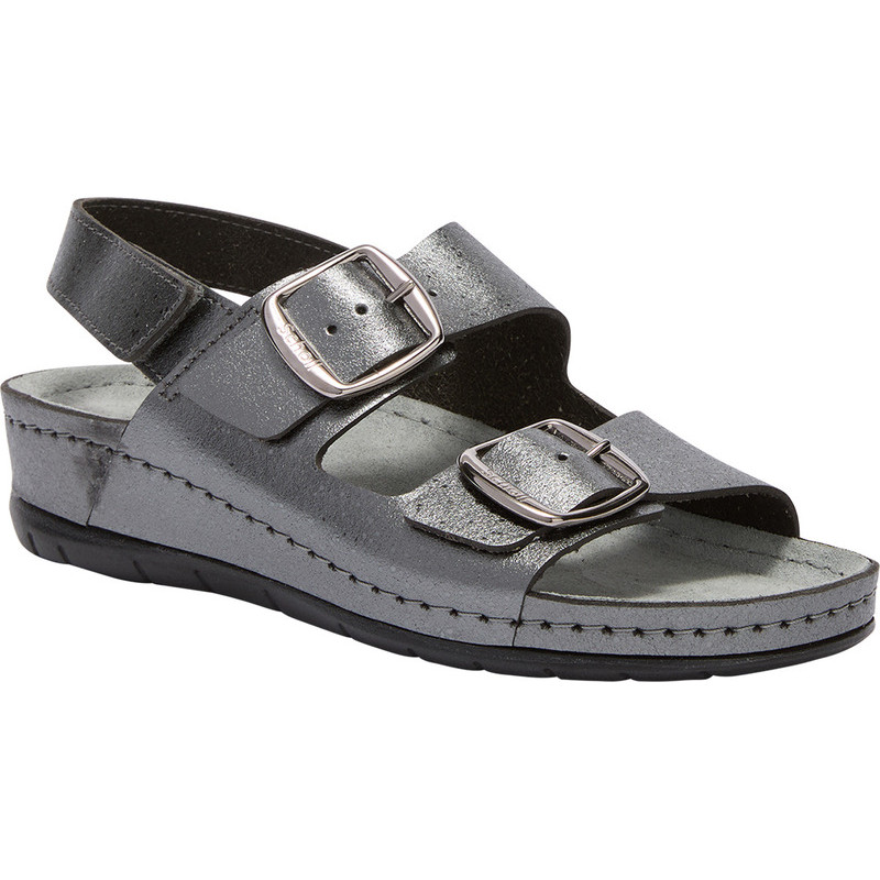 PACK 6 ABERDEEN SANDAL (F) SYNTHETIC - LAMINATED GUNMETAL