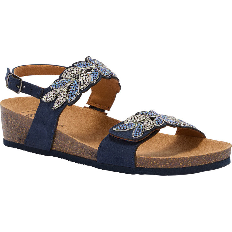 PACK 6 OTRANTO SANDAL (F) SYNTHETIC - MICROFIBER NAVY BLUE