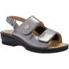 PACK 4 EMILIA ELASTIC SANDAL (F) SYNTHETIC - LAMINATED GUNMETAL