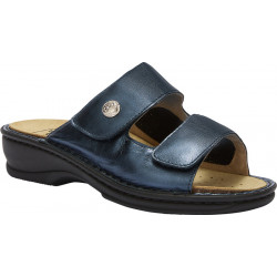 EMILIA ELASTIC (F) SYNTHETIC - LAMINATED NAVY BLUE
 Pointure-37