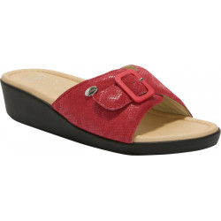 MANGO (F) LEATHER - PRINTED SUEDE RED
 Pointure-36