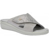PACK 6 ANTONIA CROSS (F) LEATHER - PRINTED SUEDE SILVER