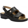 PACK 6 EMILIA ELASTIC SANDAL (F) LEATHER BLACK